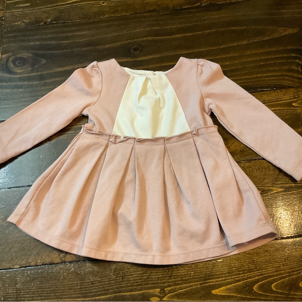 Camilla Pink and Cream Long Sleeve Dress